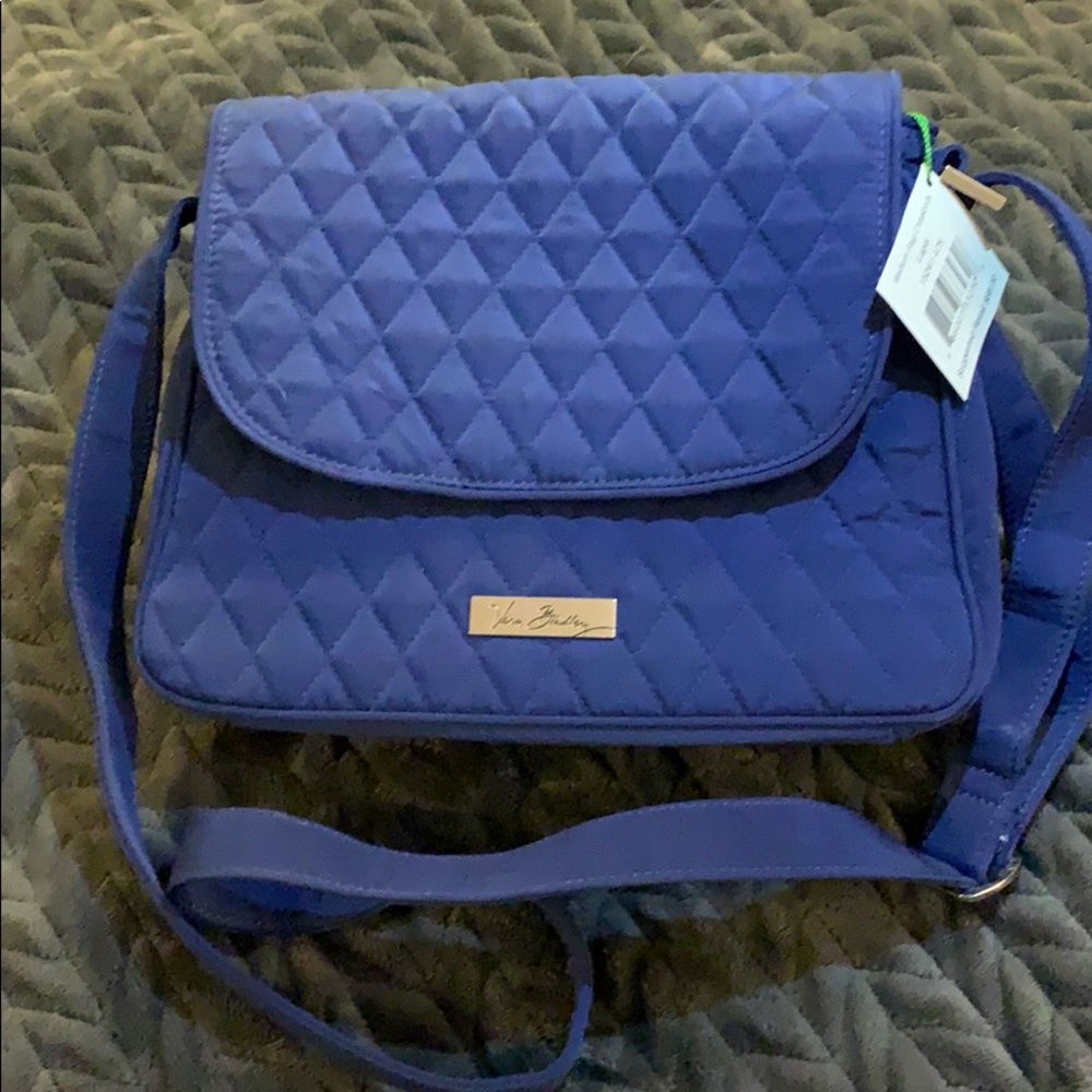 Vera Bradley Microfiber Medium Flap Crossbody